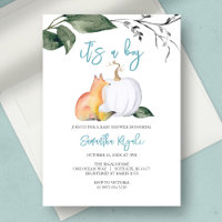Fête de naissance de bébé garçon à l'aquarelle en 