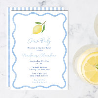 Fête de naissance de bébé garçon au citron avec bo