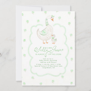 Invitation Fête de naissance élégante et neutre de genre pour