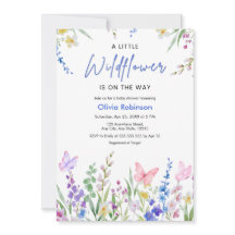 Fête de naissance Fleur de petite fleur sauvage 
