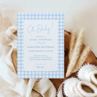 Invitation Fête de naissance garçon aquarelle bohème à carrea