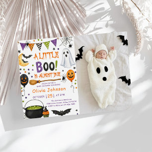 Invitation Fête de naissance Halloween Bébé Un Petit Hootenan