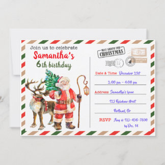 Invitation Fête de Noël