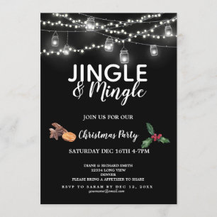 Invitation fête de Noël