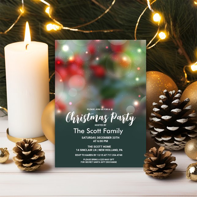 Invitation Fête de Noël (Créateur téléchargé)