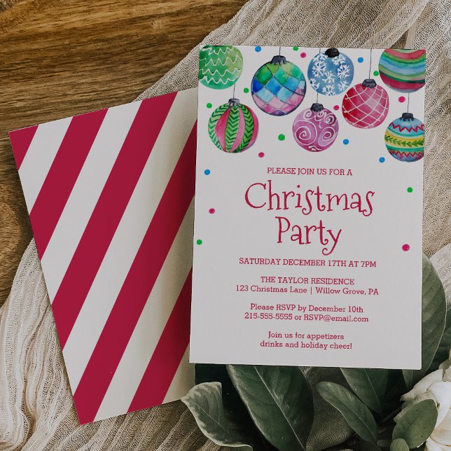 Invitation Fête de Noël (Créateur téléchargé)