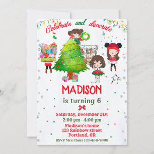 Invitation Fête de Noël