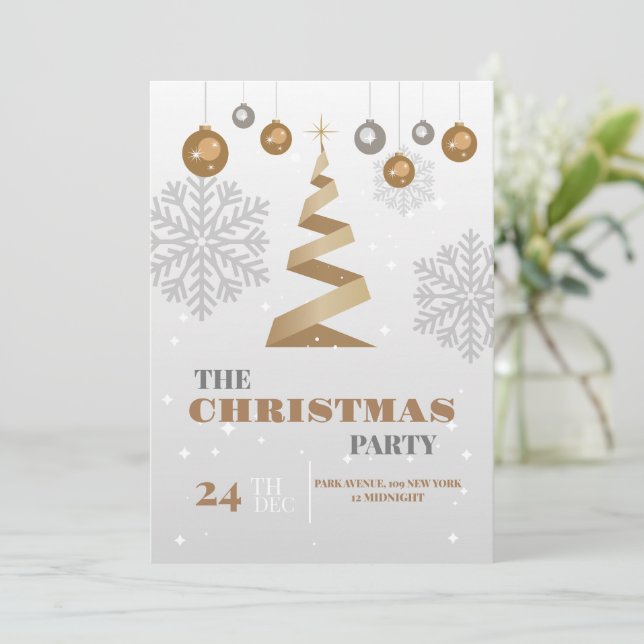 Invitation Fête de Noël (Debout devant)