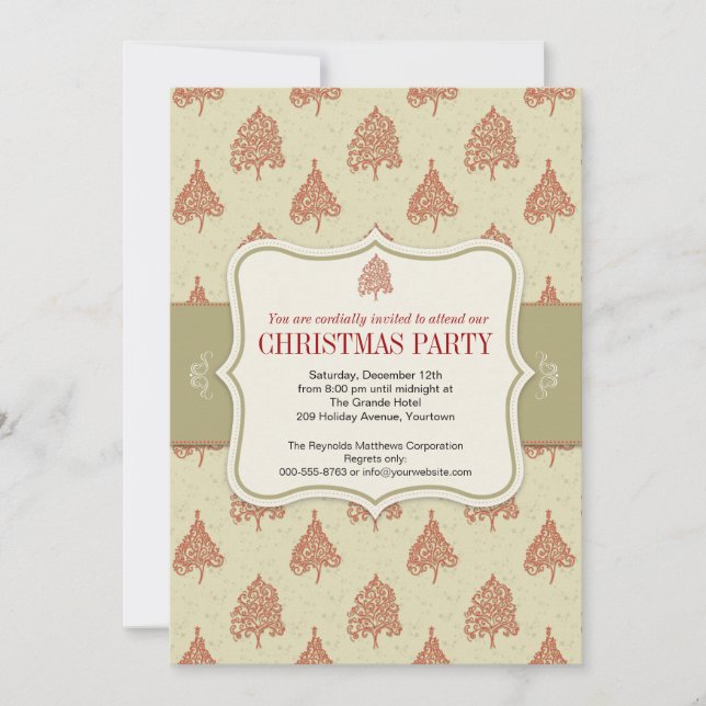 Invitation Fête de Noël (Devant)