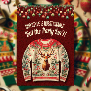 Invitation Fête de Noël affreuse