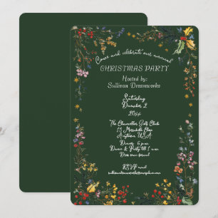 Invitation Fête de Noël annuelle d'entreprise