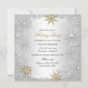 Invitation Fête de Noël au Pays des Merveilles d'Hiver 2