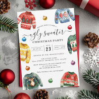 Fête de Noël au pull moche