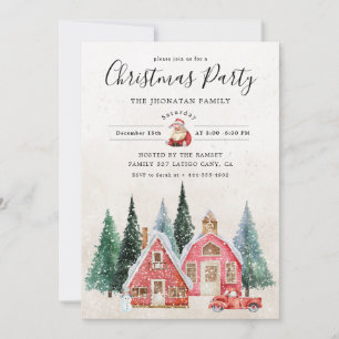 Invitation Fête de Noël Botanique d'Hiver