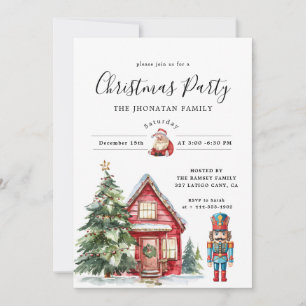 Invitation Fête de Noël Botanique d'Hiver