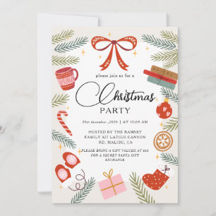 Invitation Fête de Noël Botanique d'Hiver