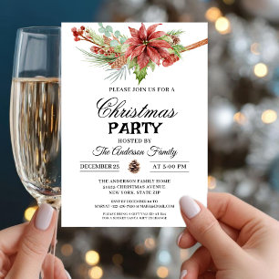 Invitation Fête de Noël Botanique d'Hiver