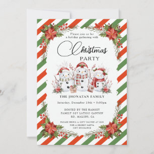 Invitation Fête de Noël Botanique d'Hiver