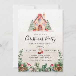 Invitation Fête de Noël Botanique d'Hiver