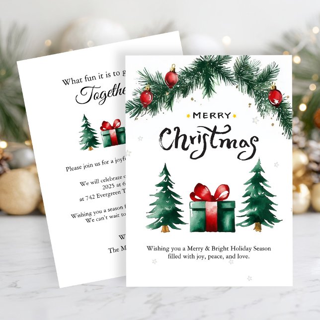 Invitation Fête de Noël chaude (Créateur téléchargé)