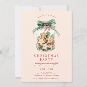 Invitation Fête de Noël Cookie Jar
