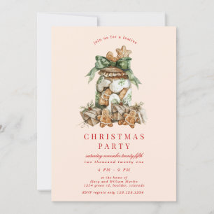 Invitation Fête de Noël Cookie Jar