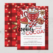Fête de Noël Cookies et cacao