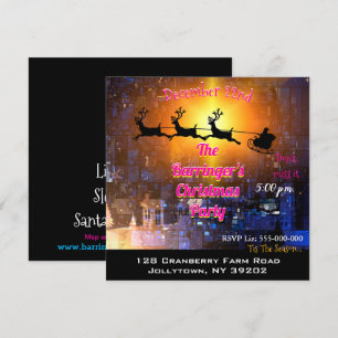 Invitation Fête de Noël dans la ville
