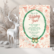 Fête de Noël de gribouillis dessinée à la main