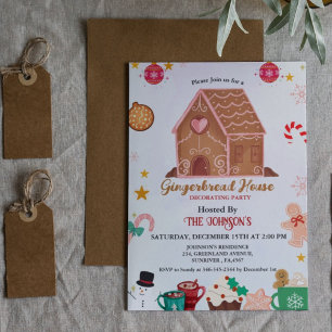 Invitation Fête de Noël de la Maison de pain d'épice