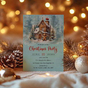 Invitation Fête de Noël de la Maison de pain d'épice