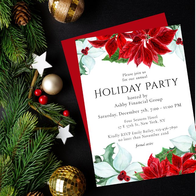 Invitation Fête de Noël de l'entreprise moderne (Créateur téléchargé)