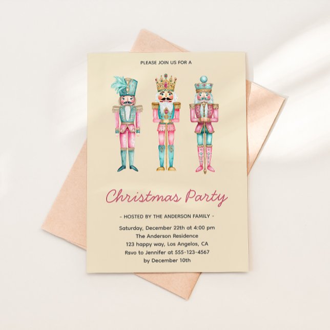 Invitation Fête de Noël de Noisette (Créateur téléchargé)