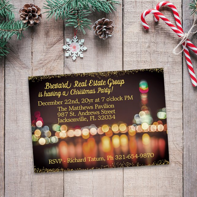 Invitation Fête de Noël d'entreprise (Créateur téléchargé)