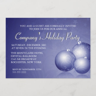 Invitation Fête de Noël d'entreprise