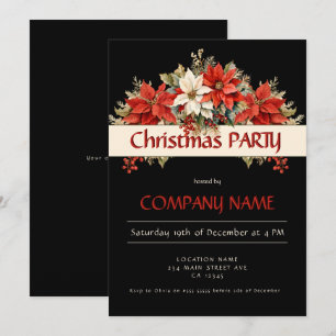 Invitation Fête de Noël d'entreprise annuelle