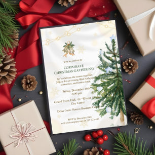 Invitation Fête de Noël d'entreprise annuelle