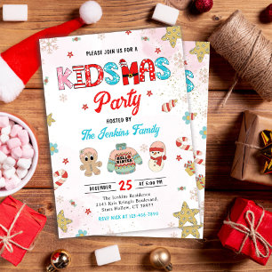 Invitation Fête de Noël d'hiver des Kidsmas
