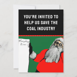 Invitation Fête de Noël drôle pour adultes