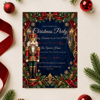 Invitation Fête de Noël du Casse-Noisette Royal