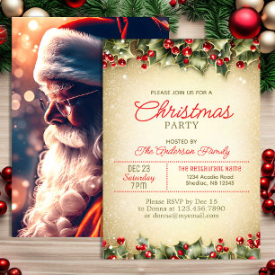 Invitation Fête de Noël du Père Noël