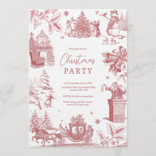 Invitation Fête de Noël en chinoiserie