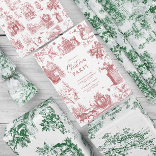 Invitation Fête de Noël en chinoiserie