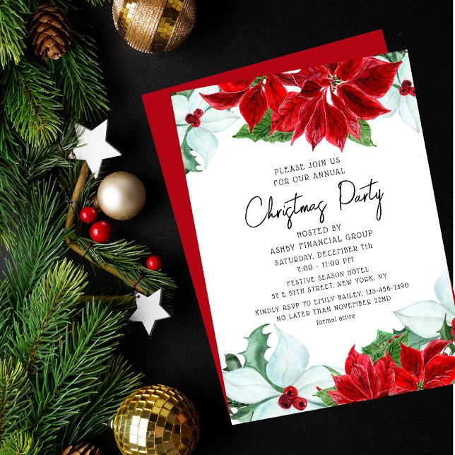Invitation Fête de Noël Fête de Noël (Créateur téléchargé)