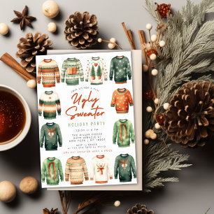 Invitation Fête de Noël moche
