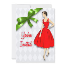 Fête de Noël moderne du milieu du siècle rétro