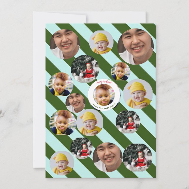 Invitation Fête de Noël 🎄 photo personnalisée (Devant)
