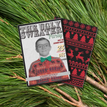Fête de Noël Pull de Noël Vintage Rouge 