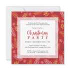 Fête de Noël Rouge Or et Blanc Foliing