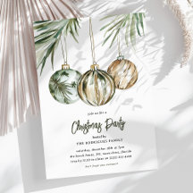 Fête de Noël Tropical Baubles